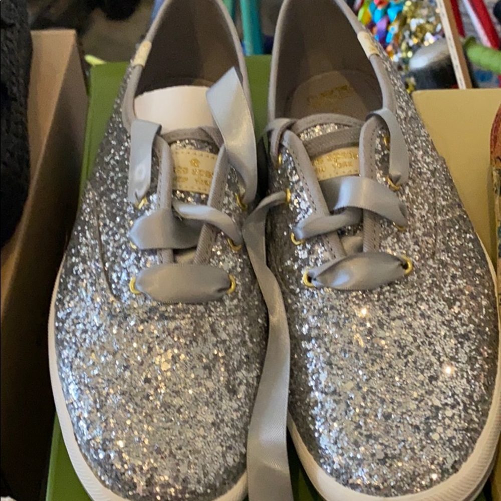 Glitter sliver Keds